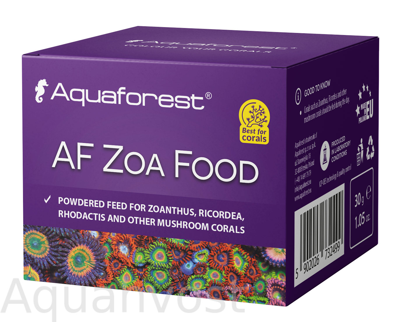 Aquaforest zoa food корм для грибовидных кораллов